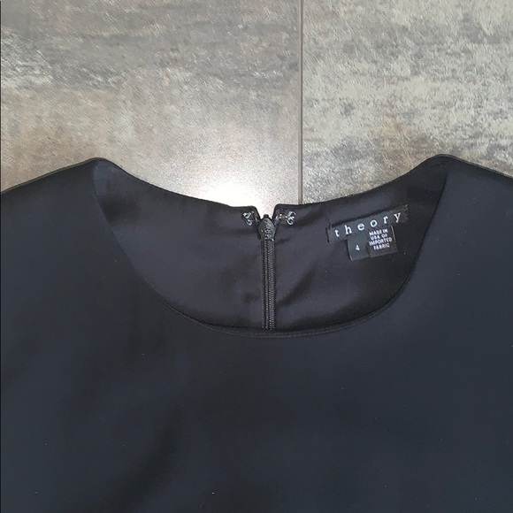 Theory Black Maxi Crepe Dress - Picture 2 of 6